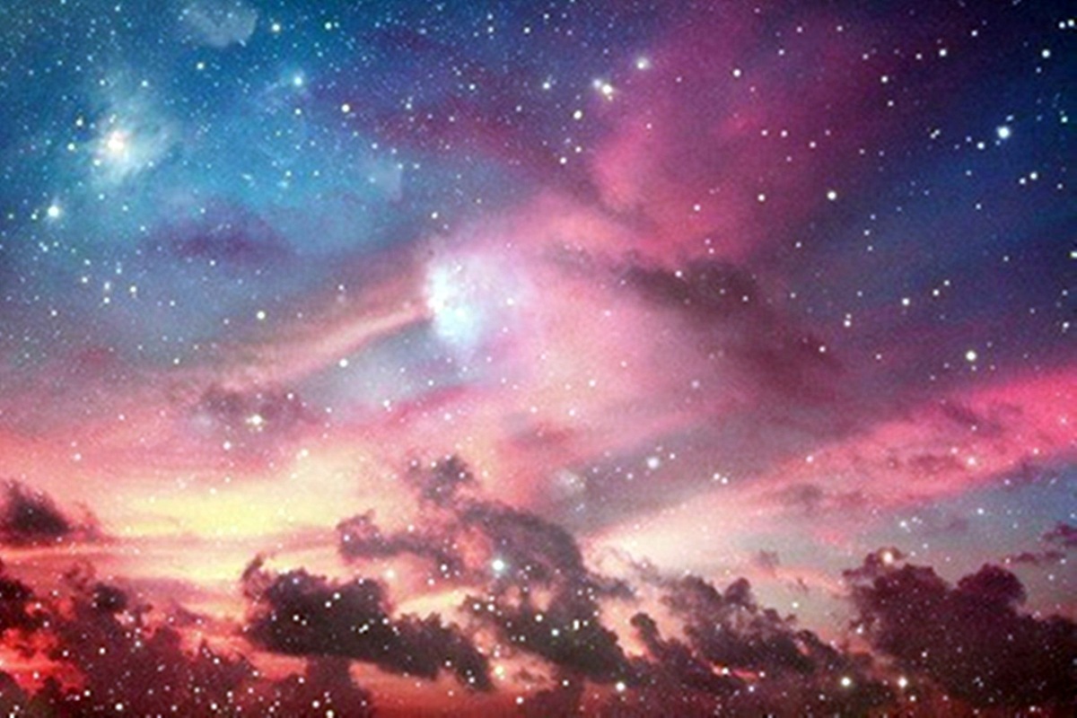 розовый космос