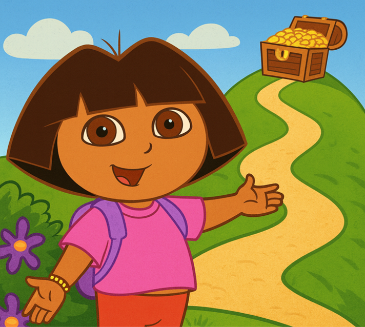 Помоги Даше найти путь к богатству