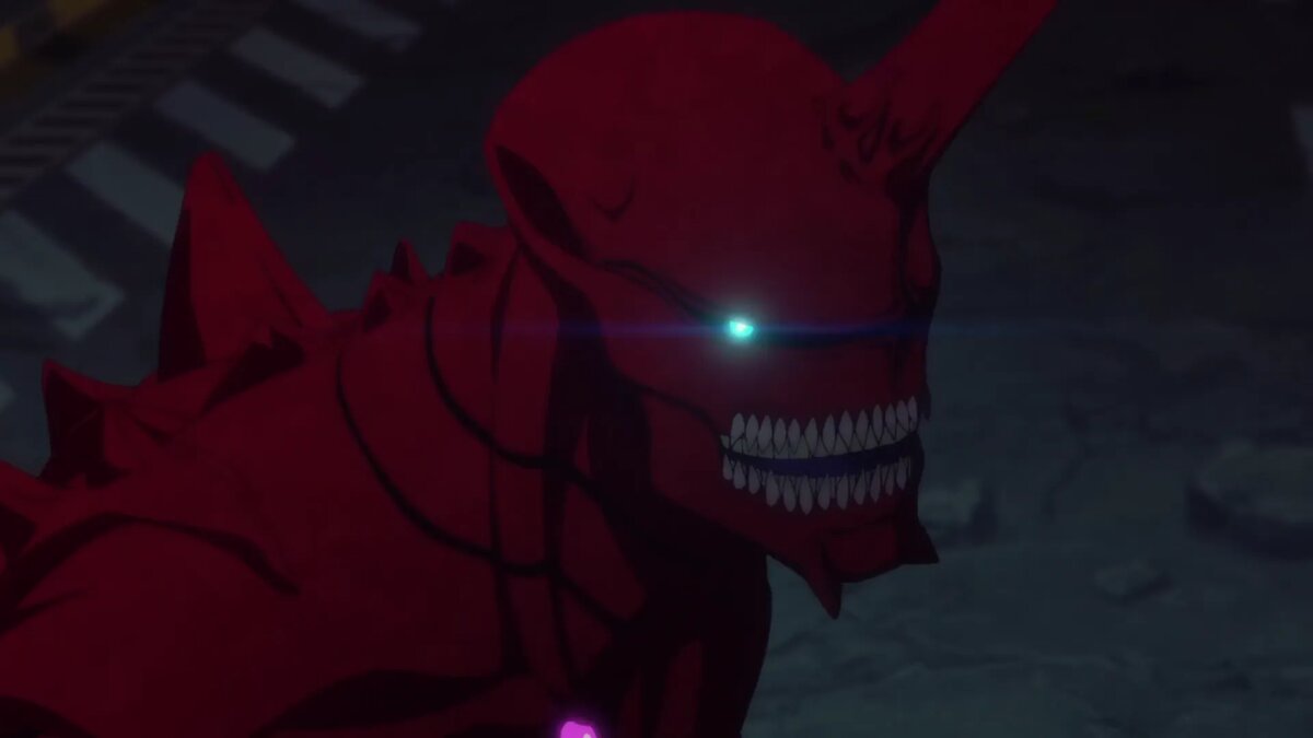 Кадр из аниме «Кайдзю № 8»   📷