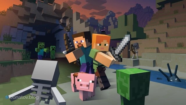    Сражения в Minecraft