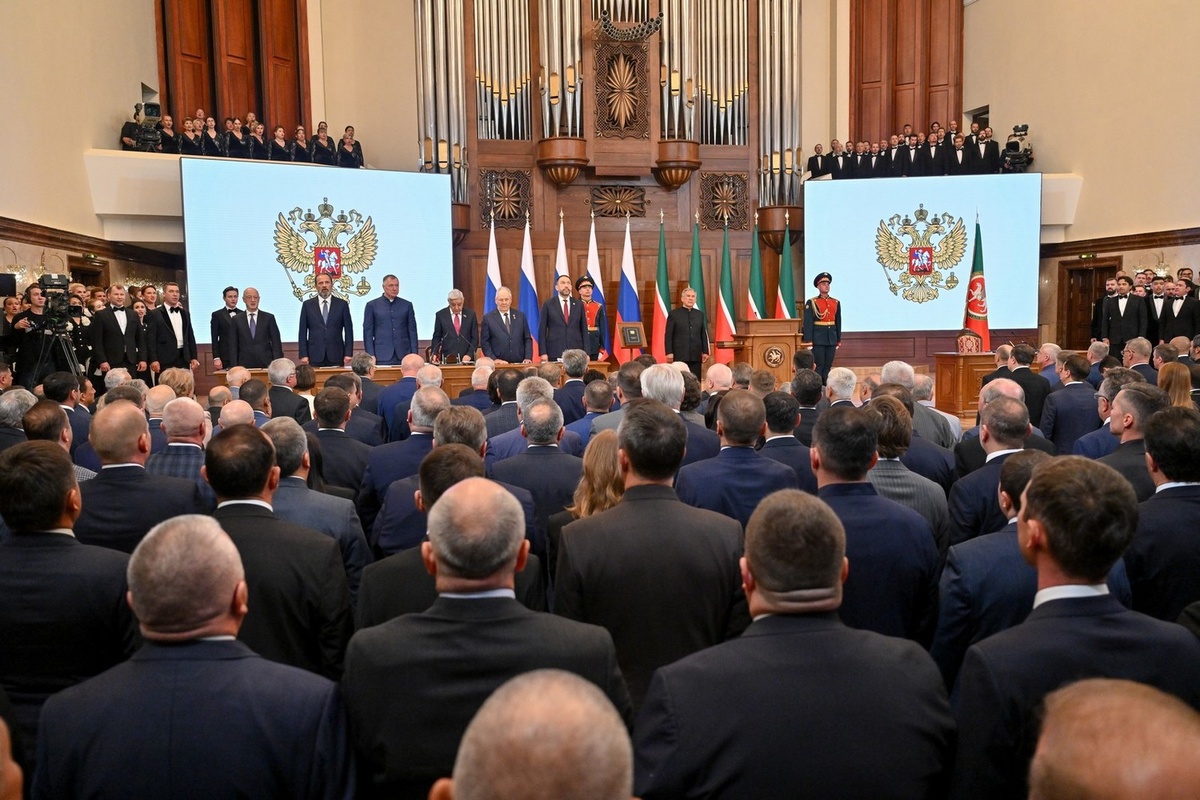    Гостями торжества в БКЗ им. Сайдашева стали более 700 человек. взято с сайта tatarstan.ru