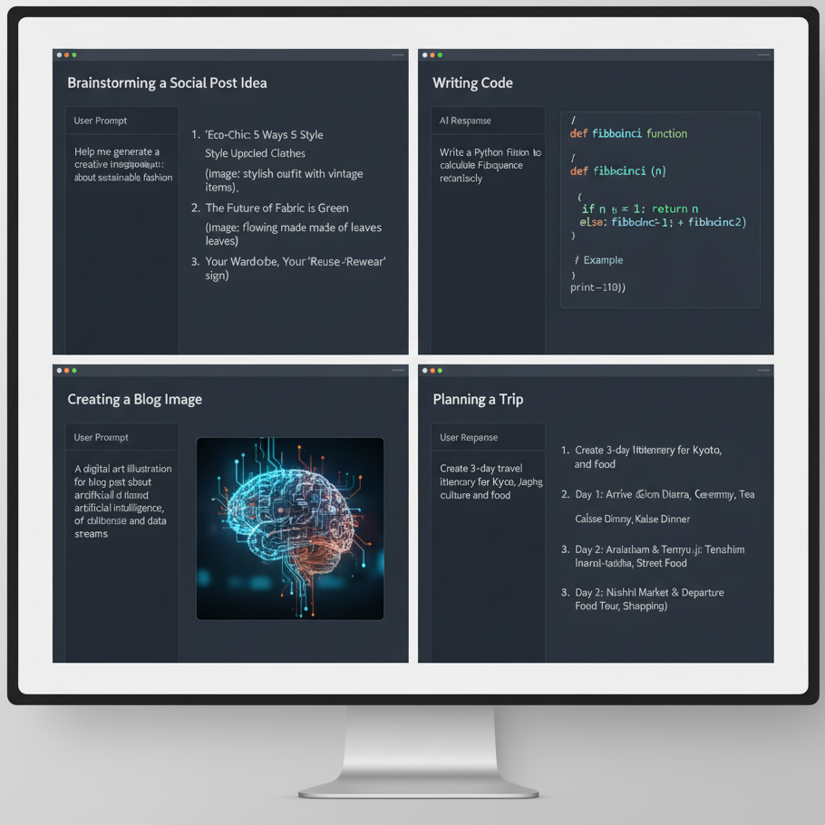 ИИ — это не будущее, а настоящее. Бесплатные нейросети уже пишут за вас письма, создают изображения, генерируют идеи и экономят часы рутинной работы.