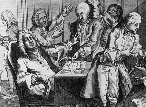 Непосредственным поводом к войне стал досмотр английского брига «Ребекка», в ходе которого испанский офицер отрезал ухо капитану брига Роберту Дженкинсу.  Робнрь Дженкинс показывает своё ухо в Английском парламенте