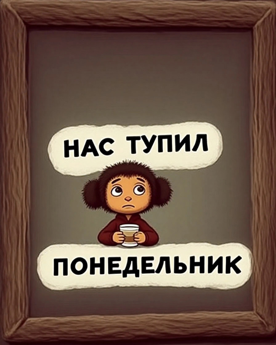 Картинка сгенерирована в Шедеврум ПРО. Идея - из мемов в интернете.
