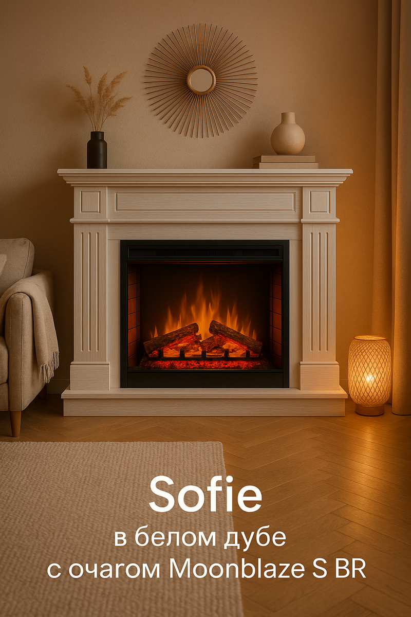    Лучший электрический камин Sofie с очагом Moonblaze S BR: как создать уют и тепло в вашем доме без лишних затрат Kamin