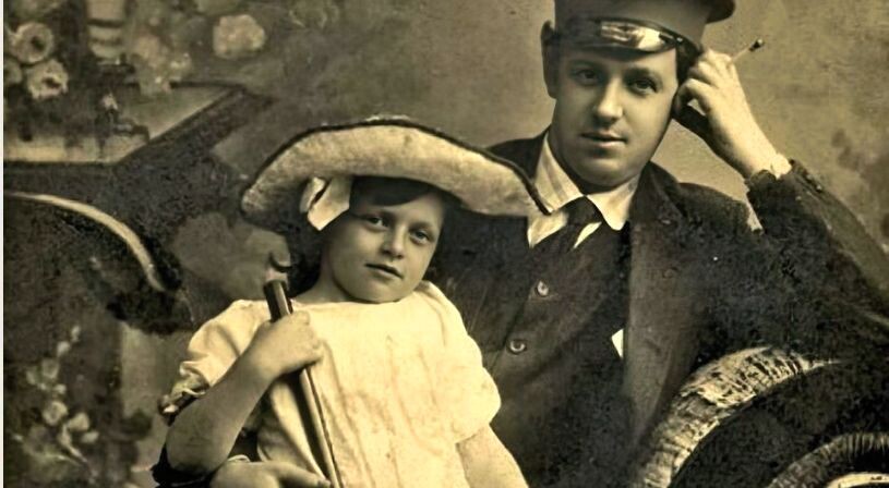 Татьяна Пельтцер с отцом