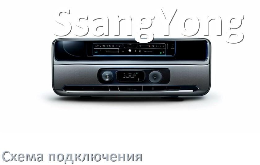 
Схема подключения магнитолы SsangYong на Андроид