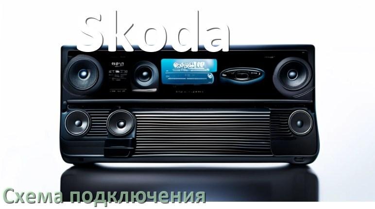 
Схема подключения магнитолы Skoda на Андроид