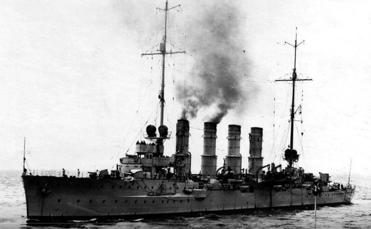 Немецкий малый крейсер "Магдебург"