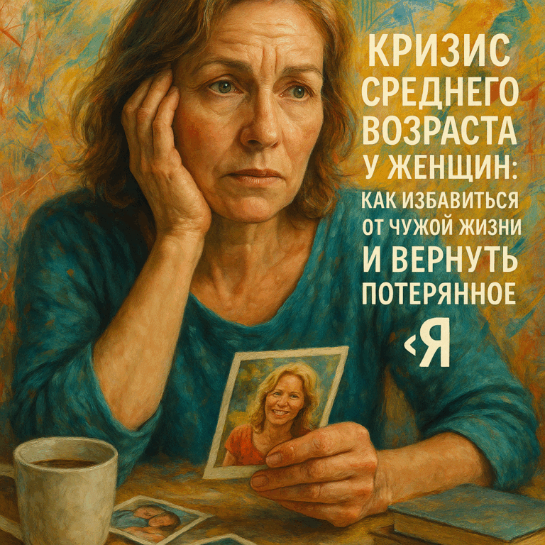    Кризис среднего возраста у женщин: как избавиться от чужой жизни и вернуть потерянное "я" admin