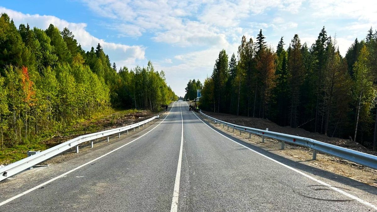    В Белоярском районе завершают ремонт трассы, соединяющей Югру с Ямалом