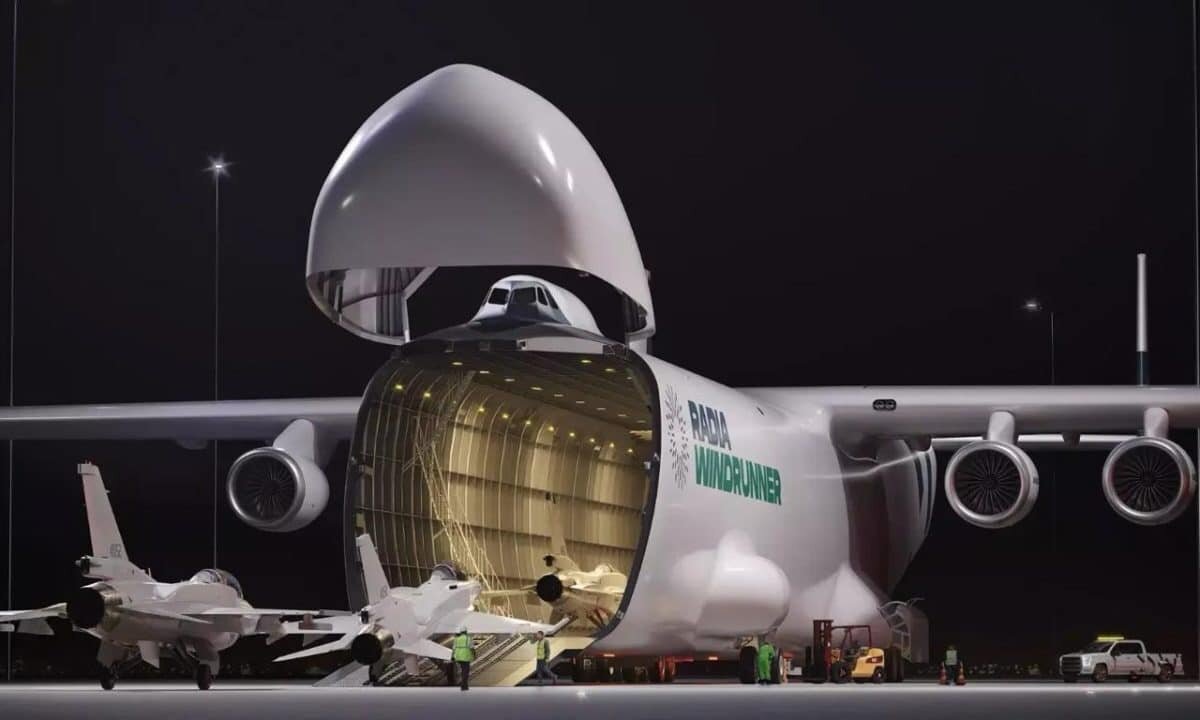    Рендер самолета WindRunner / © Radia