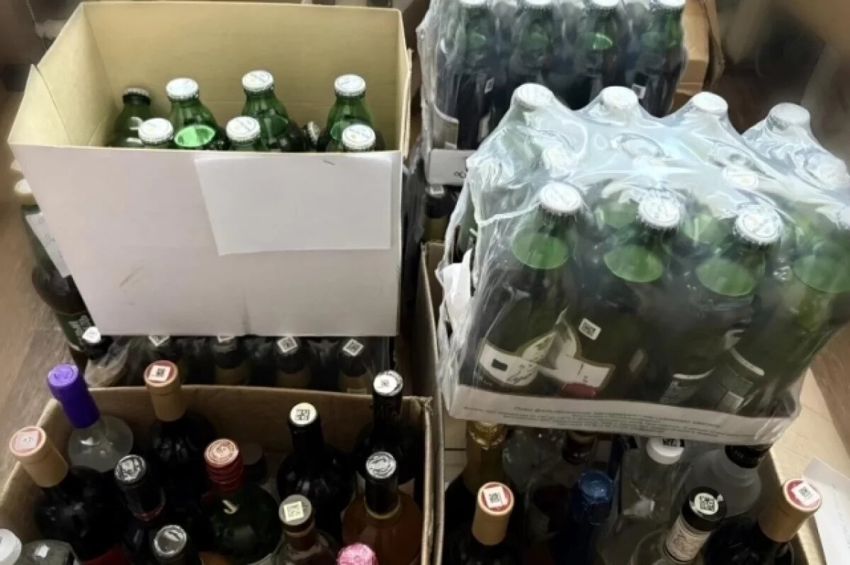    Полиция изъяла17 литров алкоголя в Чите