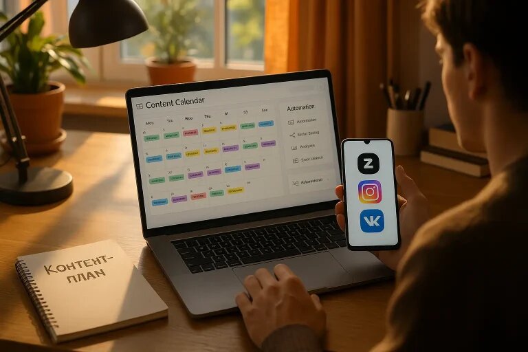    Как стабильно вести Дзен и VK, не нанимая никого "Kontenium"