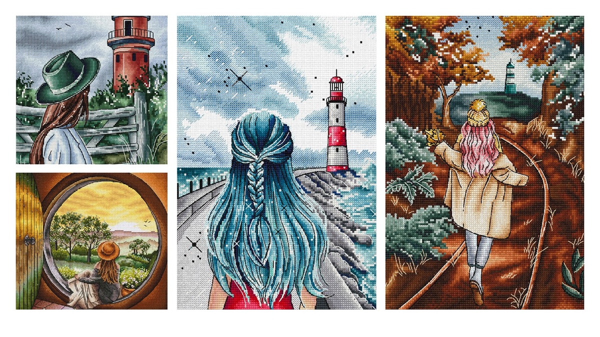 Дизайны вышивок с подобным сюжетом (Источник - Яндекс.Картинки)