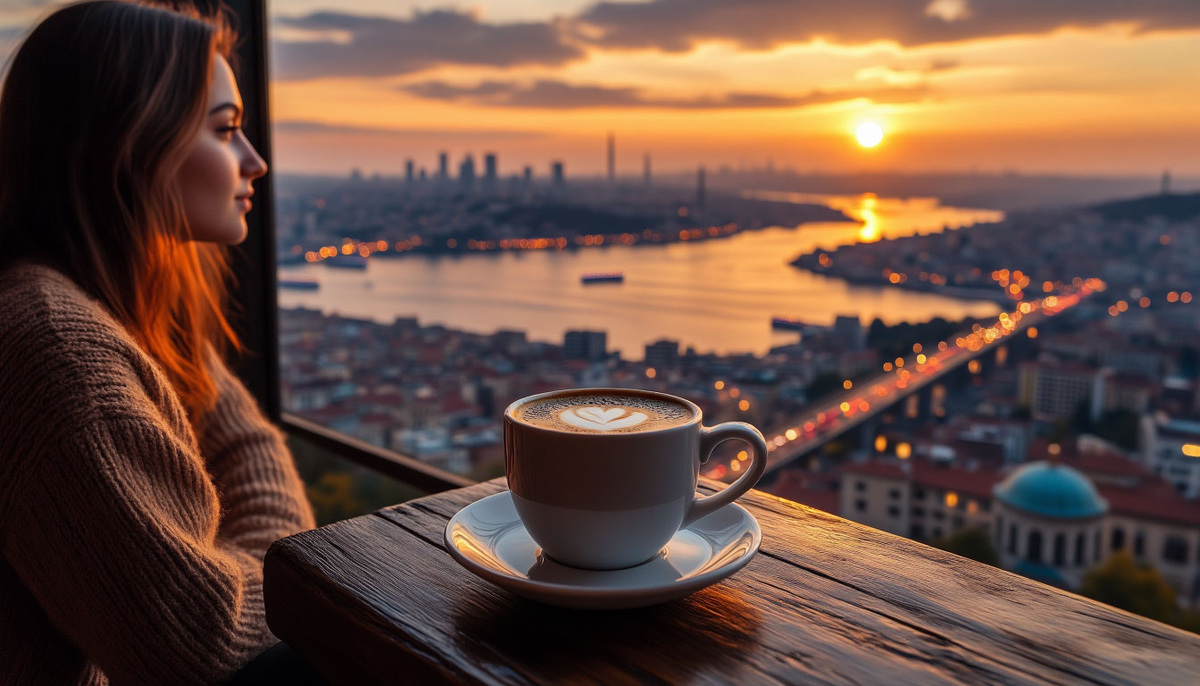 ☕ Кофе, закат и тексты, написанные с душой