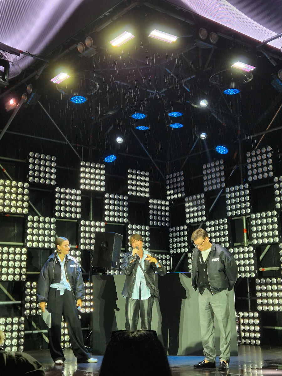 Организаторы Refashion Business Campus: Александр Перепелкин (The Blueprint),   Евгения Суфиянова (основатель Gastreet), Ксения Собчак