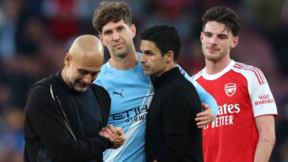    «Арсенал» и «Манчестер Сити» сыграли вничью в матче 5 тура чемпионата АПЛ. Фото: REUTERS