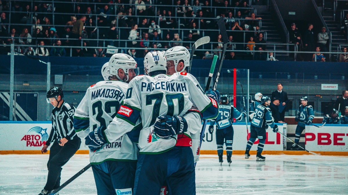    ХК «Югра» разгромил «Динамо-СПб» на домашнем льду