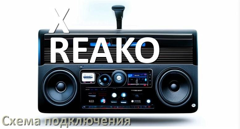 
Схема подключения магнитолы X-REAKO на Андроид