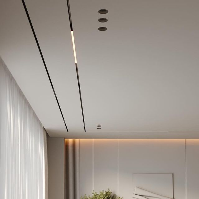 Трековое освещение. Студия интерьеров Ольги Филипповой.