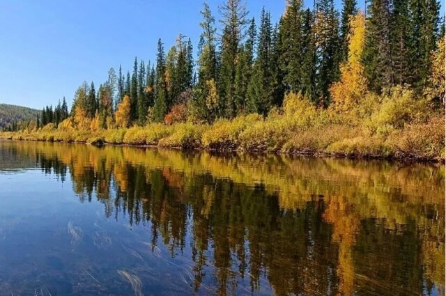    После короткой яркой осени наступает долгая холодная зима. Фото: ФГБУ «Якутское УГМС»