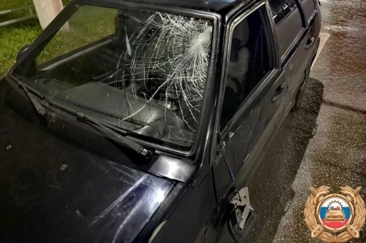    Подросток на самокате пробил головой лобовое стекло у авто в результате ДТП