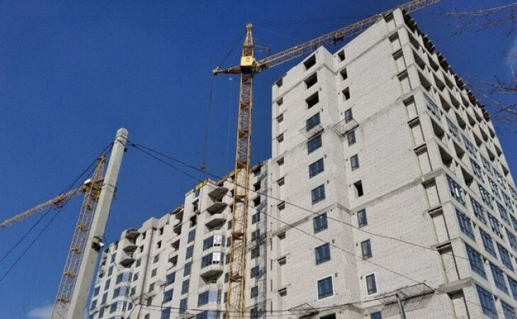 Строящийся дом в Барнауле . Фото: Екатерина Смолихина / amic.ru