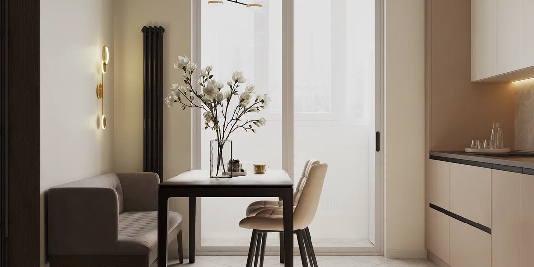 Старая 3-комнатная квартира с новым интерьером