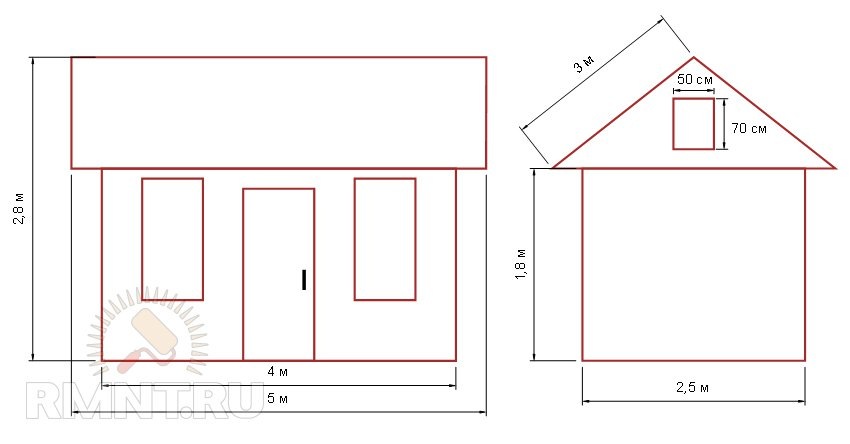 Как построить курятник своими руками: чертежи и фото