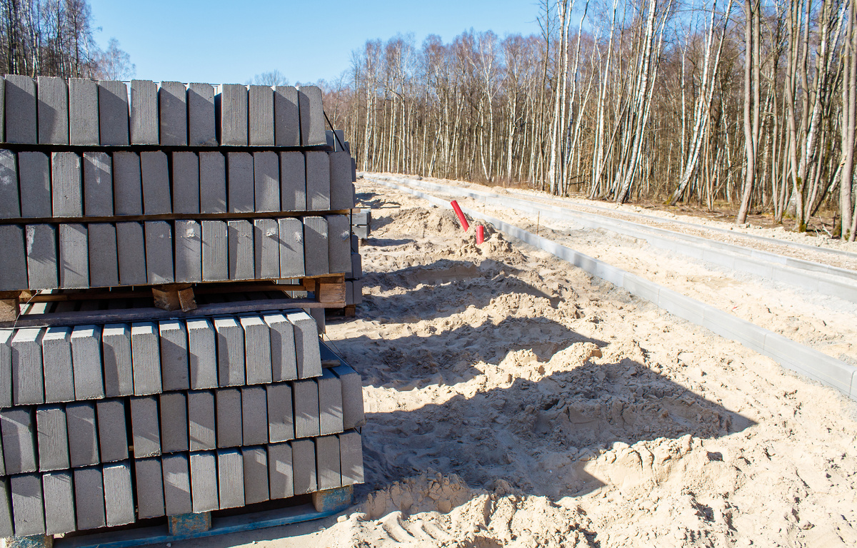 Зимнее хранение строительных материалов