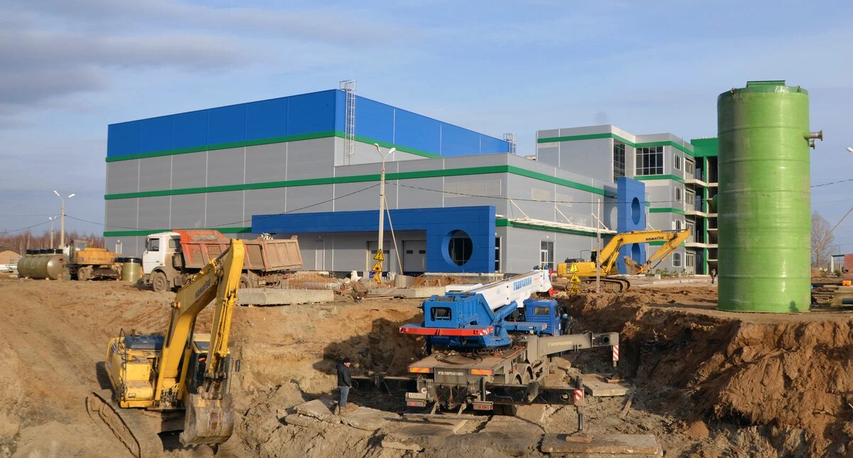 Монтаж очистных сооружений для нужд одной из фармкомпаний