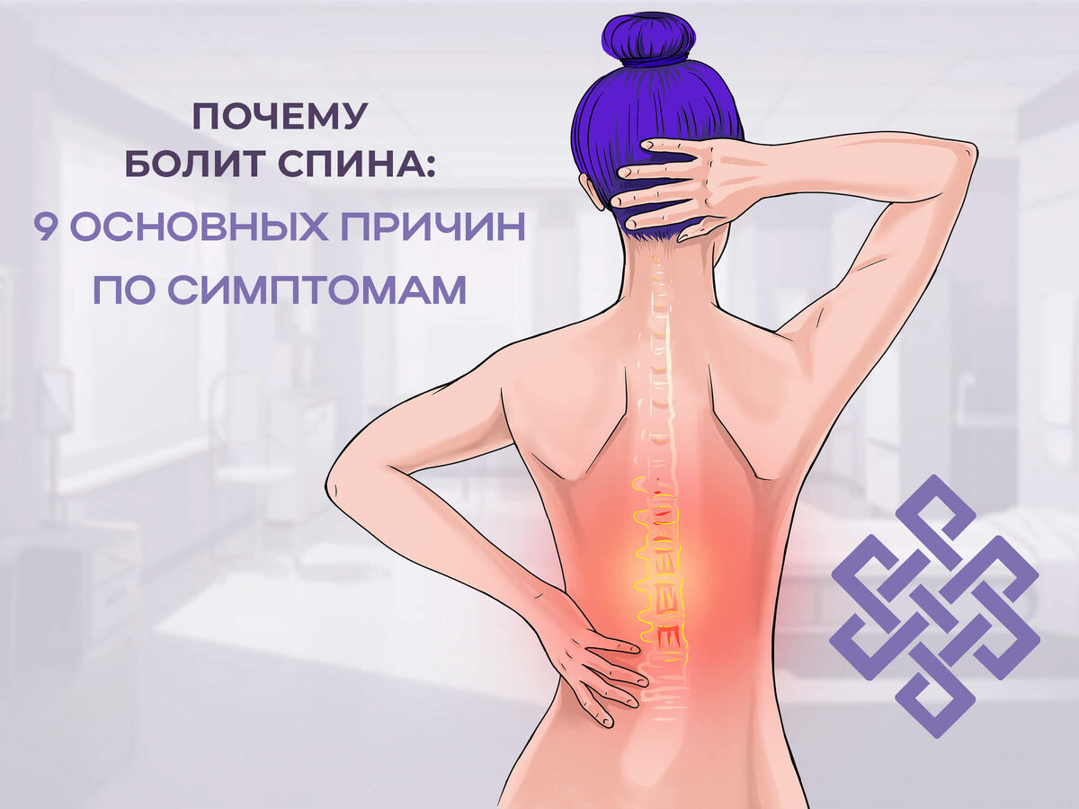 Почему болит спина: 9 основных причин | по симптомам 