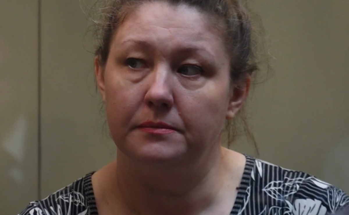 Елена Белашова в зале суда. Фото: smotrim.ru