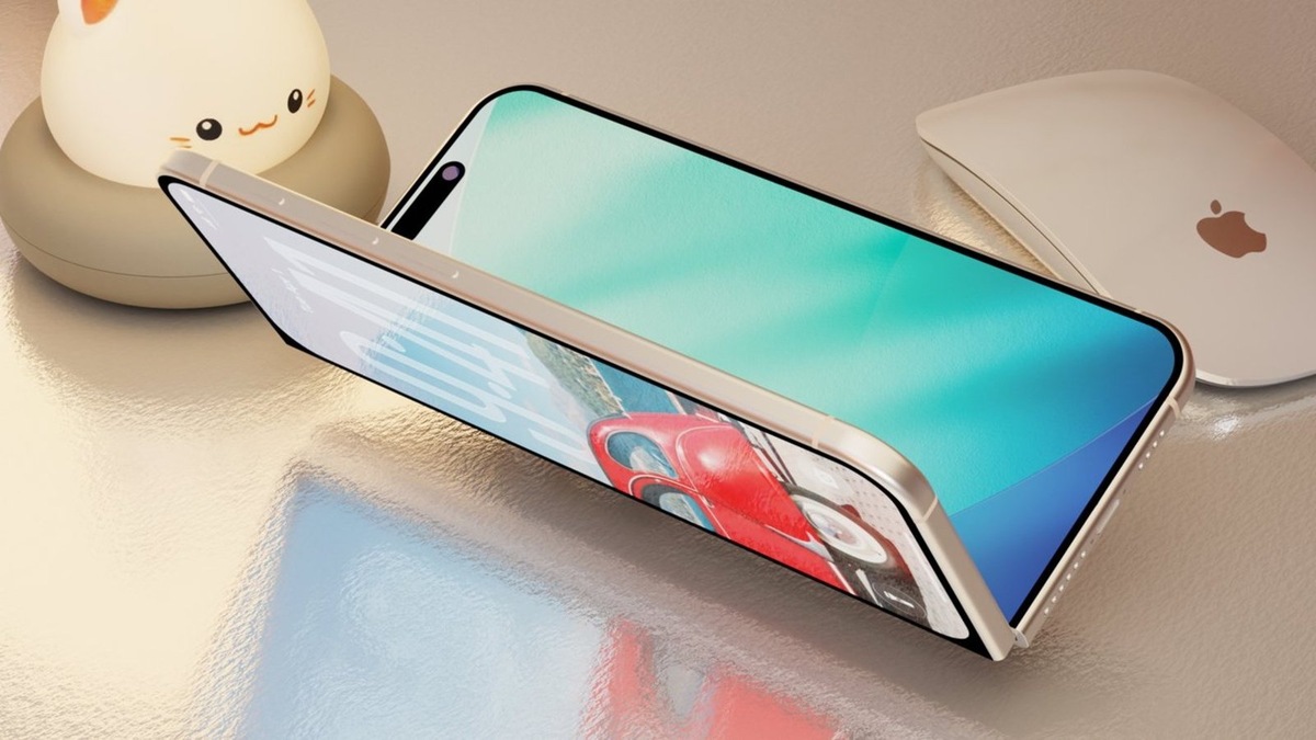    Так может выглядеть складной iPhone