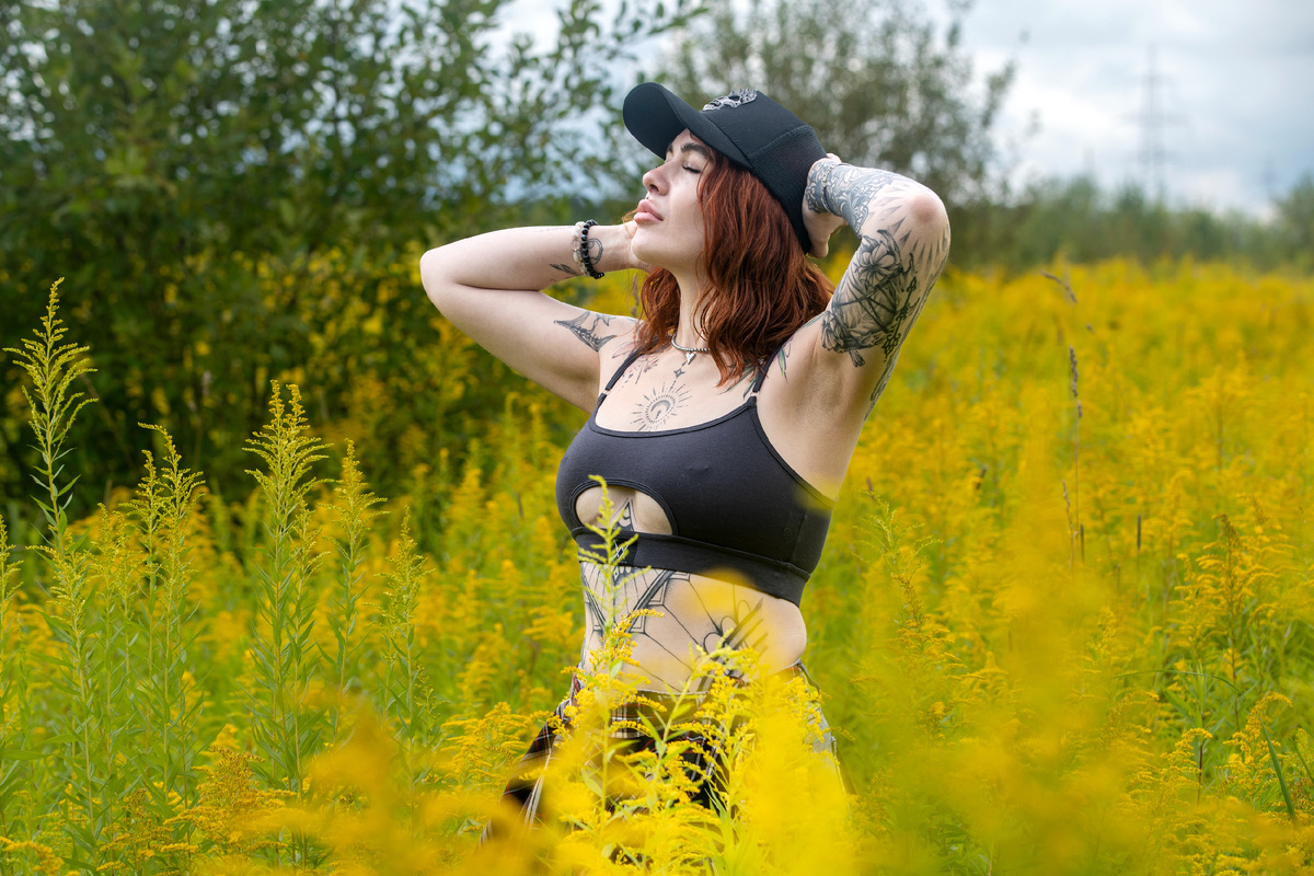 Фото автора. в желтом поле