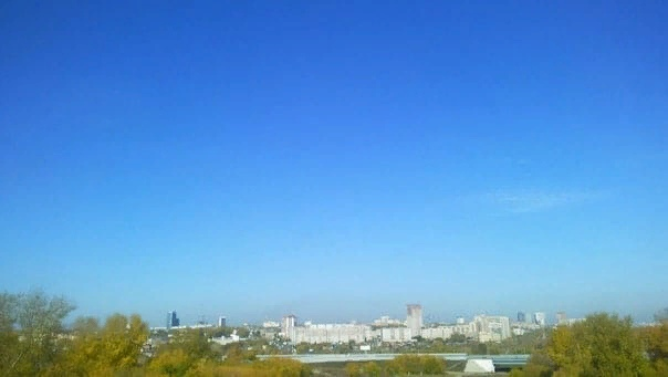 Фото из личного альбома. Новосибирск. Вид с окна.