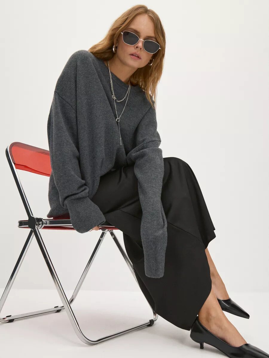 Женский шерстяной джемпер Norveg oversize