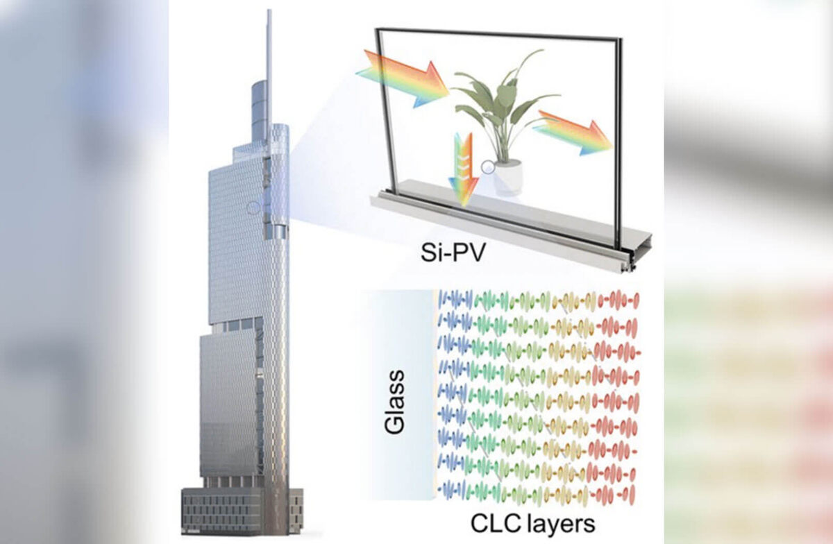    Покрытие направляет часть солнечного света на элементы, вырабатывающие энергию от солнечного света. Источник изображения: sciencealert.com