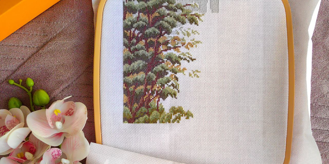 Вышивальный старт. Колокольня Николького собора по схеме журнала Чудесные мгновения за 2008 год