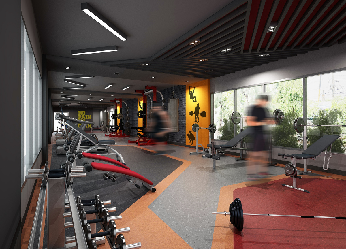 Кубообразный потолок- необычный рисунок