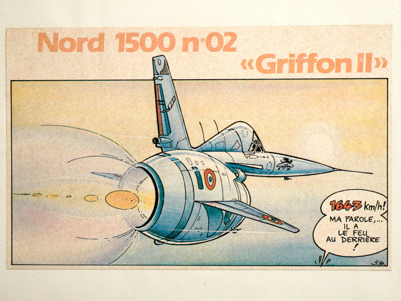 Nord 1500 Griffon. Французская карикатура из интернета