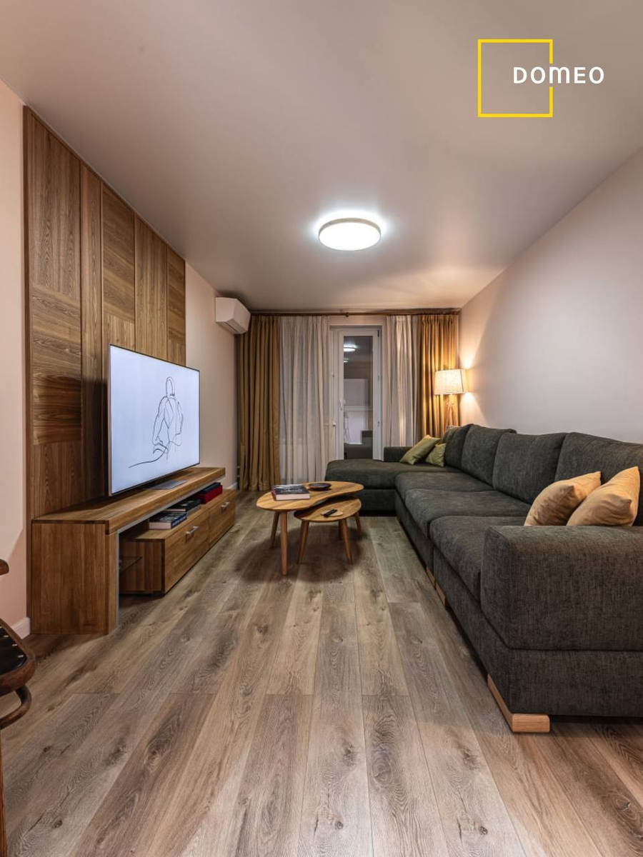 Кварцивинил в интерьере квартиры. Проект Domeo