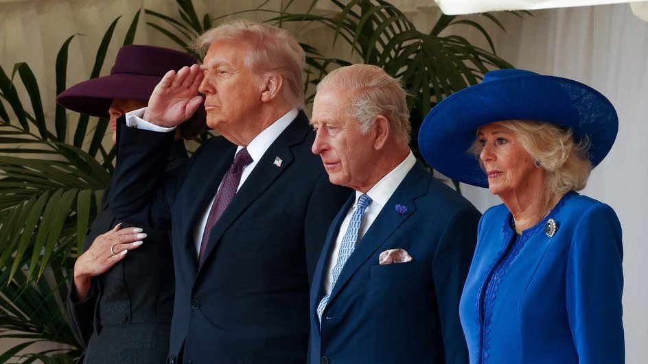 Визит Дональда Трампа с супругой в Лондон