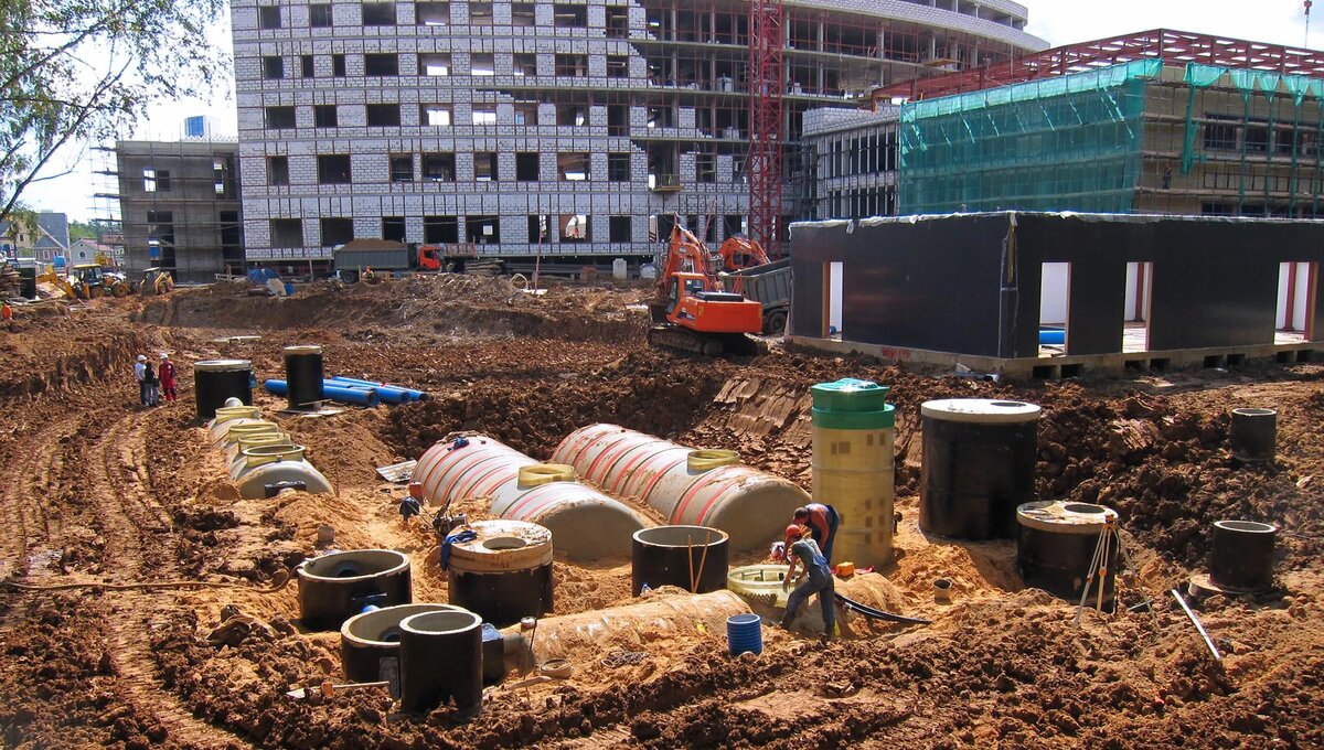 Монтаж очистных сооружений для фармацевтического предприятия