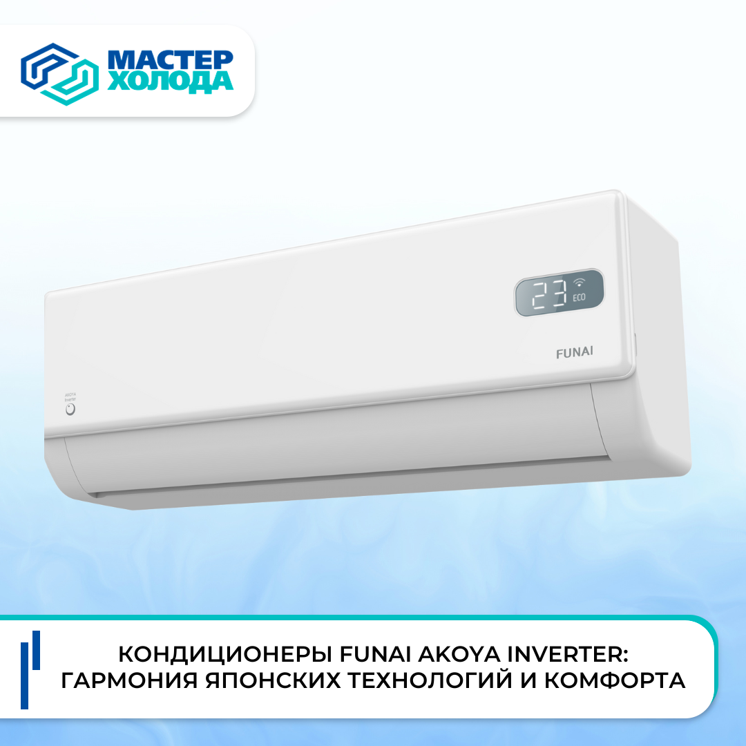 Инверторные сплит-системы Funai. Серия AKOYA Inverter