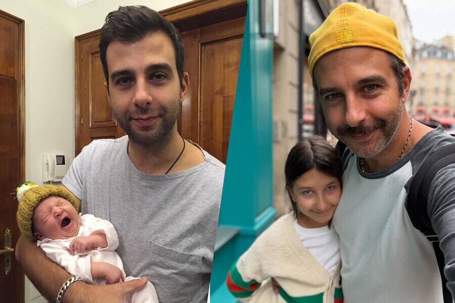    Иван Ургант с дочерью. Фото: Телеграм