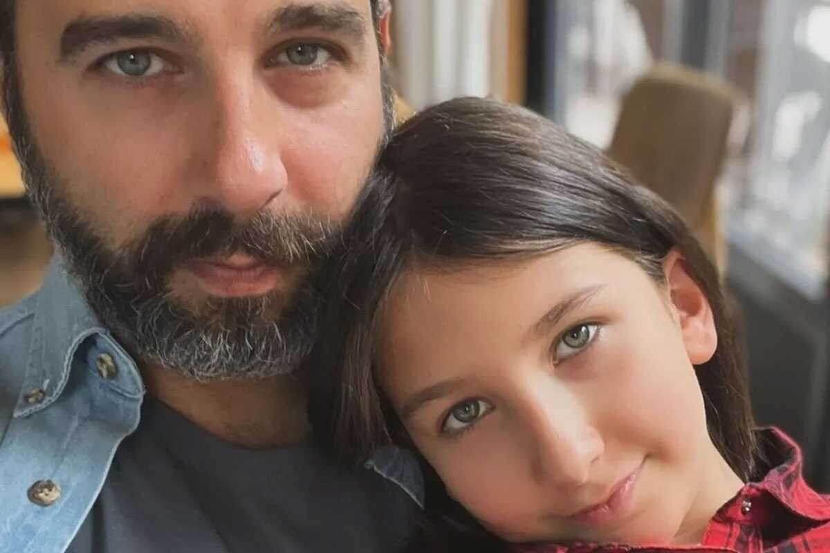    Иван Ургант с дочерью. Фото: соцсети