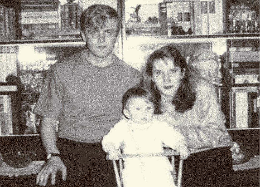 Актер Игорь Красавин с женой и дочкой!