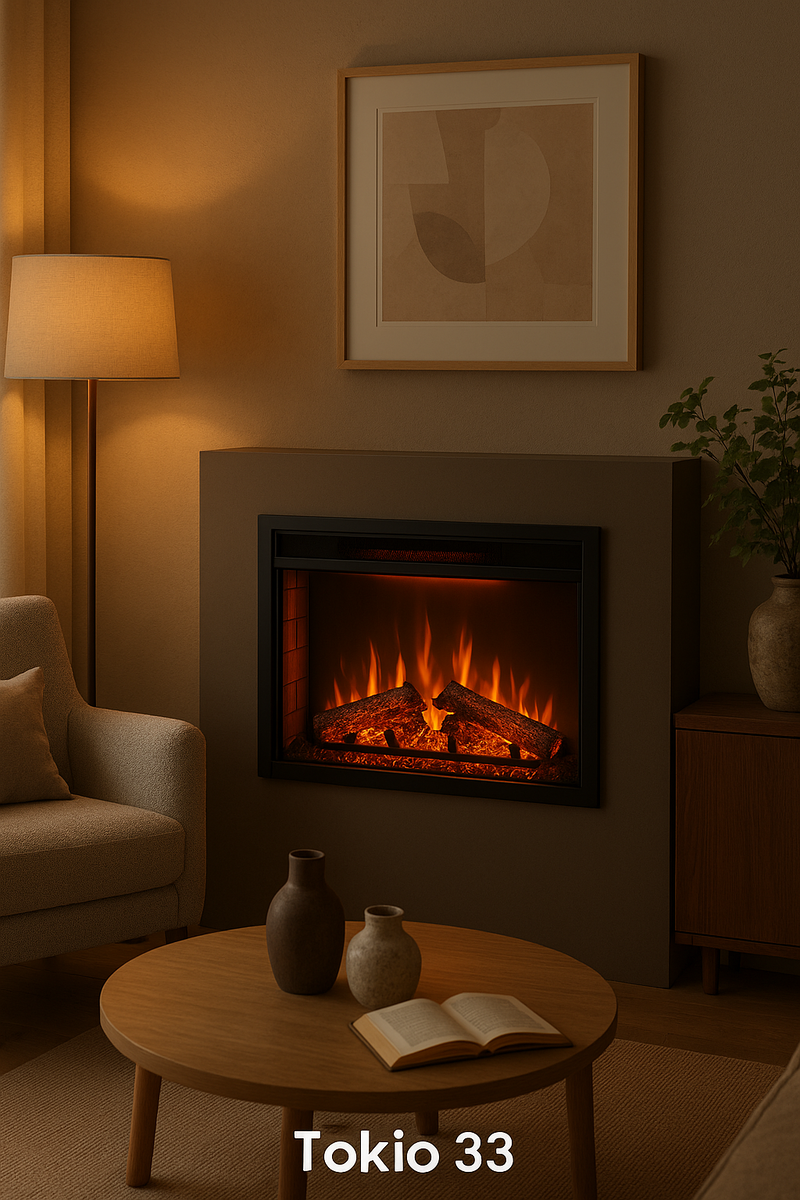    Электрокамин Tokio 33: как создать идеальный уют в вашем доме с помощью живого пламени и стиля Kamin